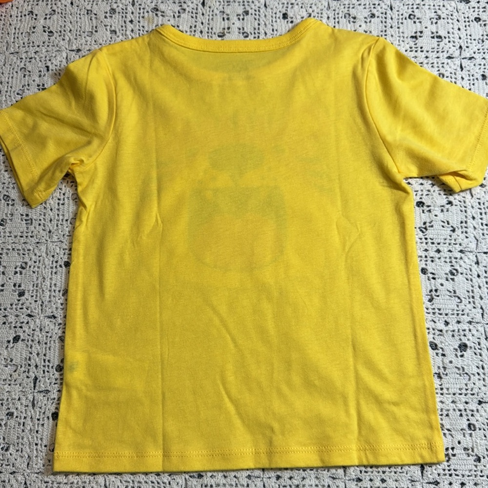 The Children's Place Vibrant Orange and Yellow Short Sleeve Tees Lot of 2 - Picture 6 of 8